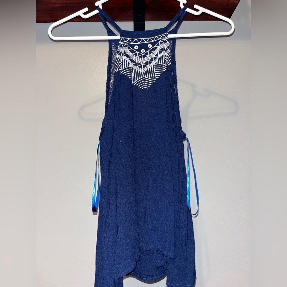 Navy Blue Tank Top